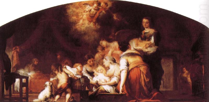 Birth of the Virgin Maliyade, Bartolome Esteban Murillo